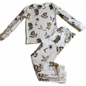 Pottery Barn Baby Where The Wild Things Are Organic Nursery Pajama Sz 6 EUC